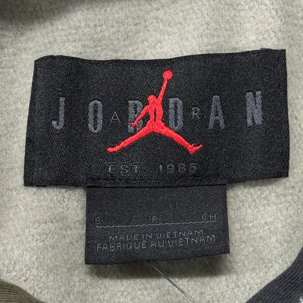 Jordan Jumpman Camo Pullover Hoodie Green Brown FV7434-380 Mens Small NWT